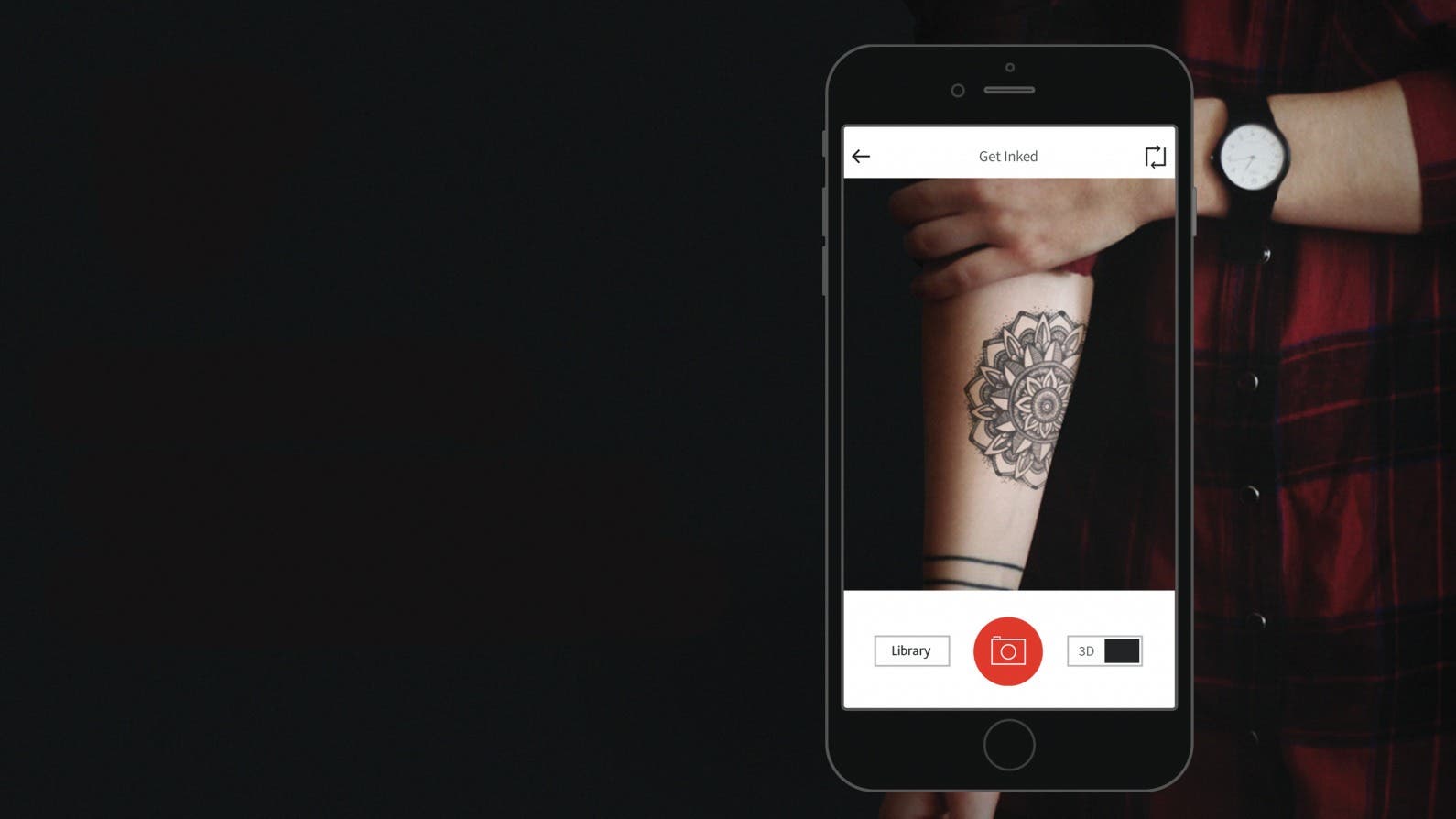INKHUNTER примерка татуировок
